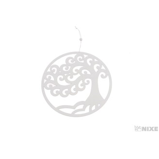 ZÁVĚS KRUH STROM 20cm*BÍLÁ