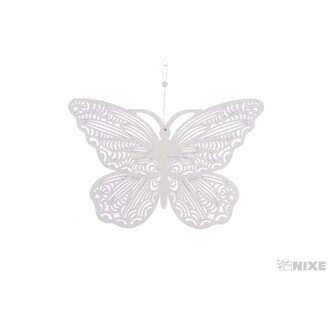 ZÁVĚS MOTÝL 30x21cm*BÍLÁ
