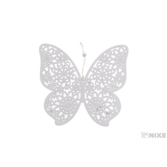 ZÁVĚS MOTÝL 20x18cm*BÍLÁ