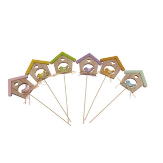 ZÁPICH BUDKA 6x8x22cm 6ks*MIX BAREV