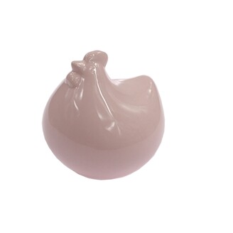 SLEPICE KERAMIKA 9x10x10cm*RŮŽOVÁ