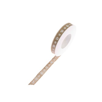 JUTE SCHMETTERLING 2154 15mmx10m*PŘÍRODNÍ