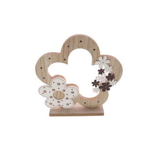 KVĚT DŘEVO 18x19cm*MIX BAREV