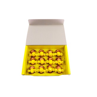 KUŘÁTKA 4cm 12ks*ŽLUTÁ