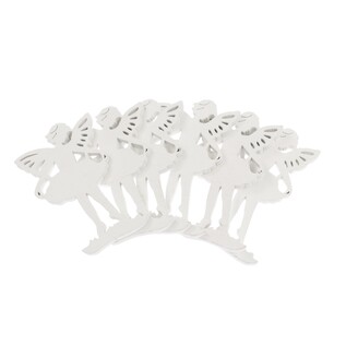 VÍLA D 6x10cm 6ks*BÍLÁ