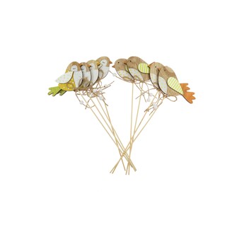 ZÁPICH PTÁČEK 11x7x30cm 8ks*MIX BAREV