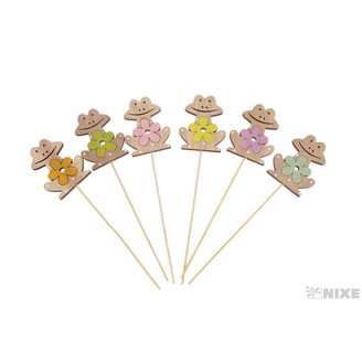 ZÁPICH ŽÁBA 5x7x21cm 6ks*MIX BAREV