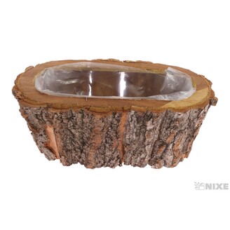 OBAL KŮRA OVÁL 20x11x7cm*PŘÍRODNÍ