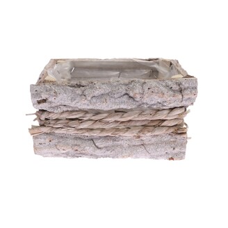 OBAL KŮRA OBDÉLNÍK 16x09x10cm*BÍLÁ