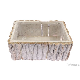 OBAL KŮRA OBDÉLNÍK 28x19x12cm*BÍLÁ