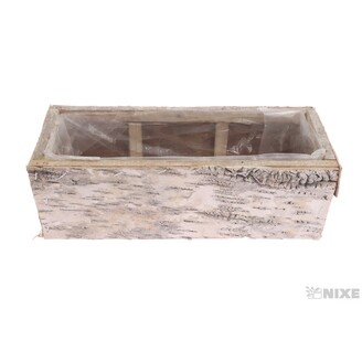 OBAL KŮRA OBDÉLNÍK 29x10x09cm*BÍLÁ