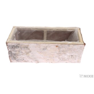 OBAL KŮRA OBDÉLNÍK 27x10x10cm*BÍLÁ