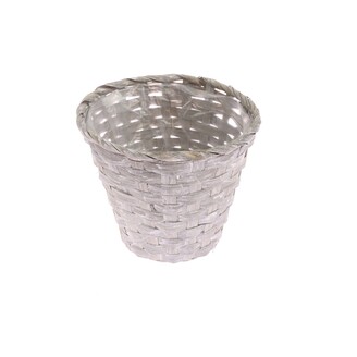 OBAL RATTAN KRUH 12x12cm*ŠEDÁ