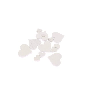 SRDCE NALEP. 1-2,5cm 12ks*BÍLÁ