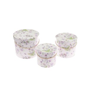 KVĚTINOVÝ BOX 3ks 22x19cm 16x19 16x14*MIX BAREV