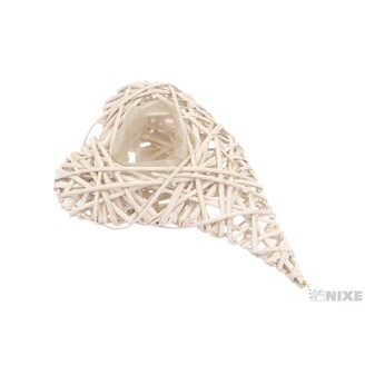 OBAL SRDCE PROUTÍ 19x25cm*BÍLÁ