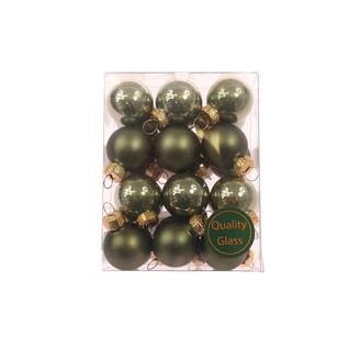 KOULE ZÁVĚS 2,5cm 24ks MIX*ZELENÁ