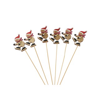 ZÁPICH SNĚHULÁK 8x4x28cm 12ks*MIX BAREV