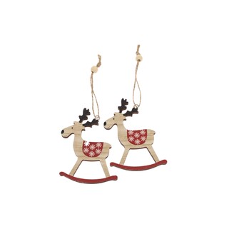 ZÁVĚS SOB D 6x9cm 2ks*PŘÍRODNÍ