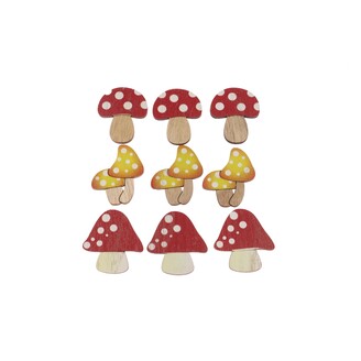 MUCHOMŮRKA D 3x3,5cm 9ks*