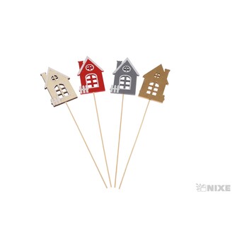 ZÁPICH DOMEK 5x10x27cm 4ks*MIX BAREV