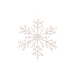 ZÁVĚS VLOČKA 21cm*BÍLÁ