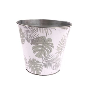 PLECHOVÝ OBAL MONSTERA 13x12cm*MIX BAREV