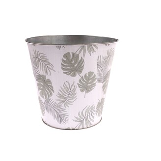 PLECHOVÝ OBAL MONSTERA 18x17cm*MIX BAREV