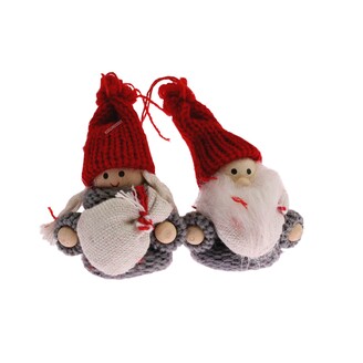 ZÁVĚS VÁNOCE 3x8cm*MIX BAREV