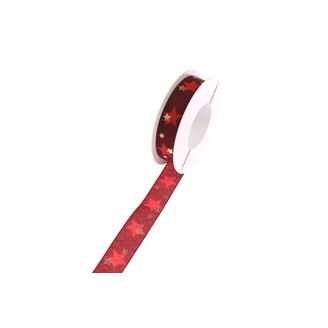 NOBARA 9258 25mmx20m*ČERVENÁ+ZLATÁ