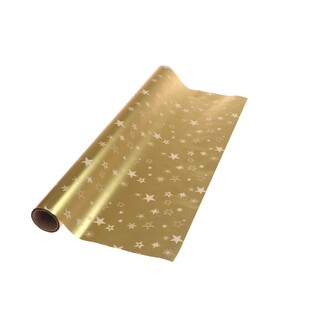 ROLE PLAST VÁNOCE 50cmx10yd*ZLATÁ