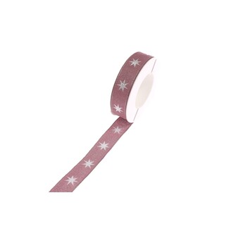 STAR 9255 25mmx20m*RŮŽOVÁ+STŘÍBRNÁ