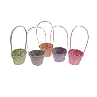 KOŠ PROUTĚNÝ 12x10x33cm*MIX BAREV