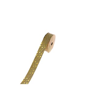 STUHA BROKÁT HVĚZDA 3cmx25yd*ZLATÁ