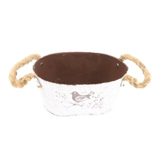 PLECHOVÝ OBAL 19x12x9cm*BÍLÁ