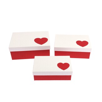 KRABICE 22x15x9cm 20x13x8 18x11x6*MIX BAREV