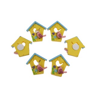 BUDKA NALEP. 2,5x3cm 6ks*MIX BAREV