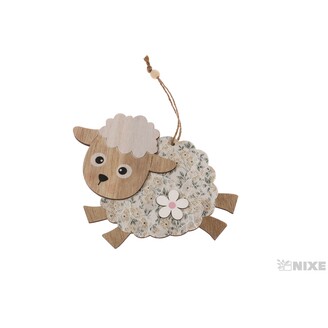 ZÁVĚS OVEČKA 17x16cm*MIX BAREV