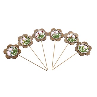 ZÁPICH KVÍTEK 8x22cm 6ks*MIX BAREV