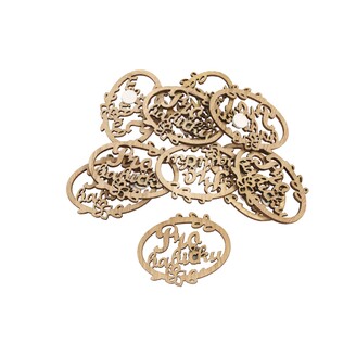 OVÁL NALEP. BABIČKA 3,5cm 10ks*PŘÍRODNÍ