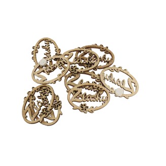 OVÁL NALEP. LÁSKA 3,5cm 10ks*PŘÍRODNÍ