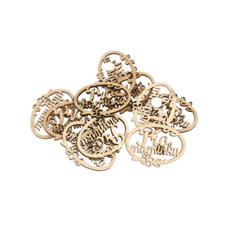 OVÁL NALEP. MAMINKA 3,5cm 10ks*PŘÍRODNÍ