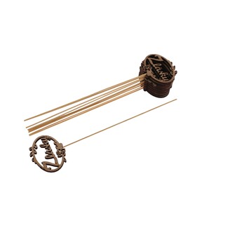 ZÁPICH OVÁL D LÁSKA 6,5x25cm 10ks*PŘÍRODNÍ