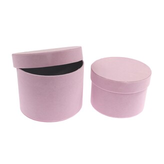 KVĚTINOVÝ BOX VELVET 12x17cm 10x15*RŮŽOVÁ