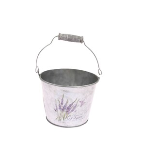 PLECHOVÝ KBELÍK 13x10cm*STŘÍBRNÁ