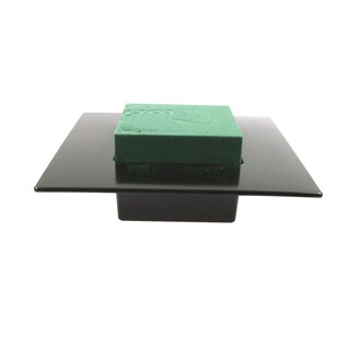 IKEBANA KWADRAT 19X19cm*ČERNÁ