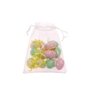 VAJÍČKA 12ks 4cm*MIX BAREV