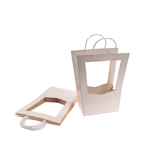 TAŠKA MEDAILLON 23x14x38cm*BÍLÁ