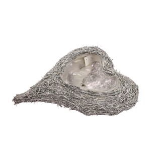 OBAL SRDCE 32x27x6cm*BÍLÁ