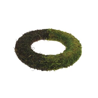 VĚNEC RÉVA 40cm*ZELENÁ+HNĚDÁ